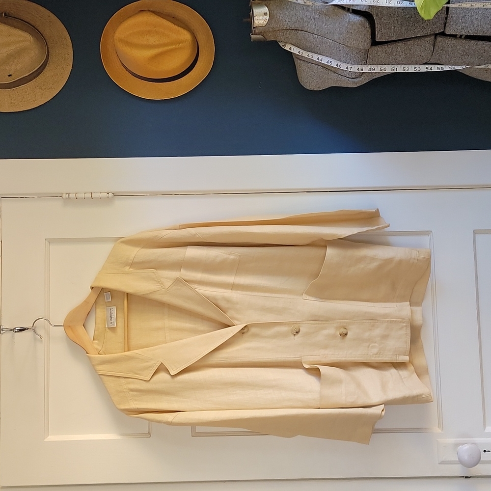 VTG Oversize Linen Liz Claiborne Blazer